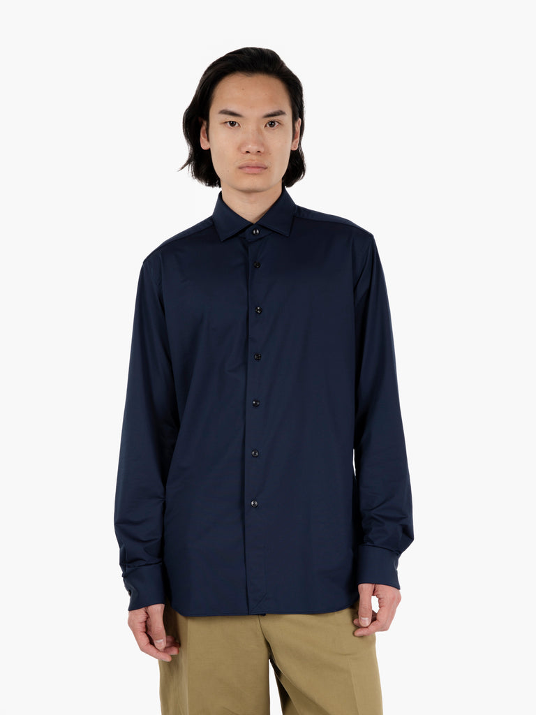 XACUS - Camicia active tailor fit blu