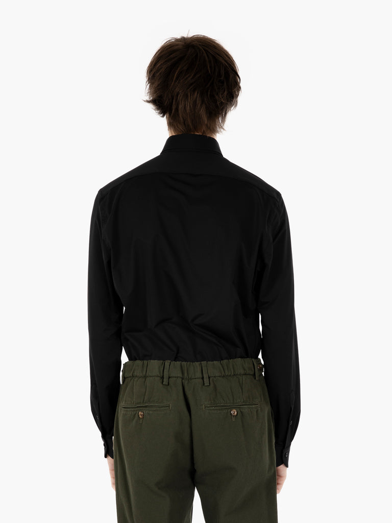 XACUS - Camicia active tailor fit nera