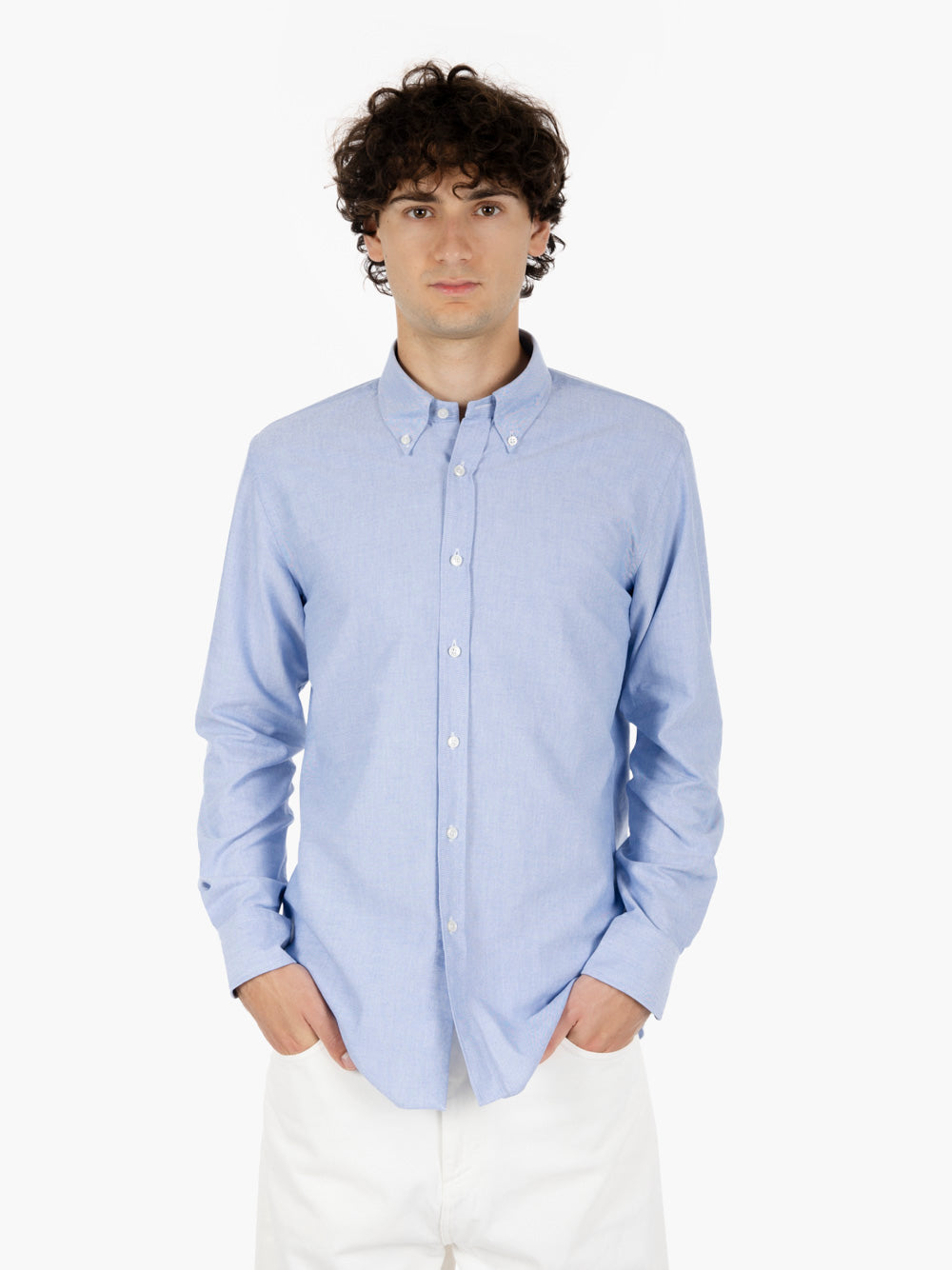 Camicia button-down azzurro