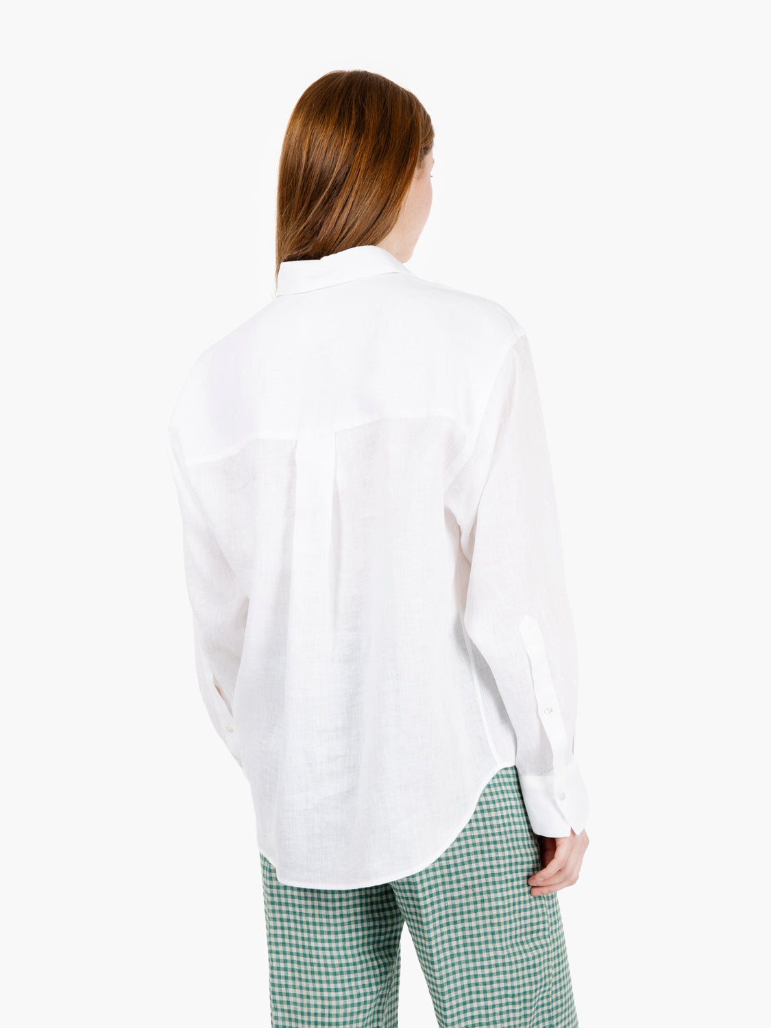 Camicia Dalia in lino bianca