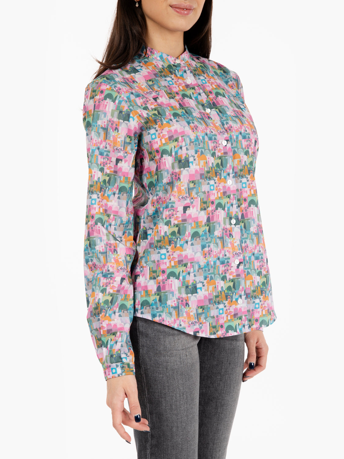 Camicia Magda con microfantasia