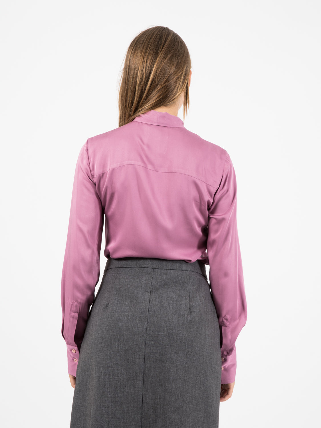 Camicia Pamela con fiocco rosa
