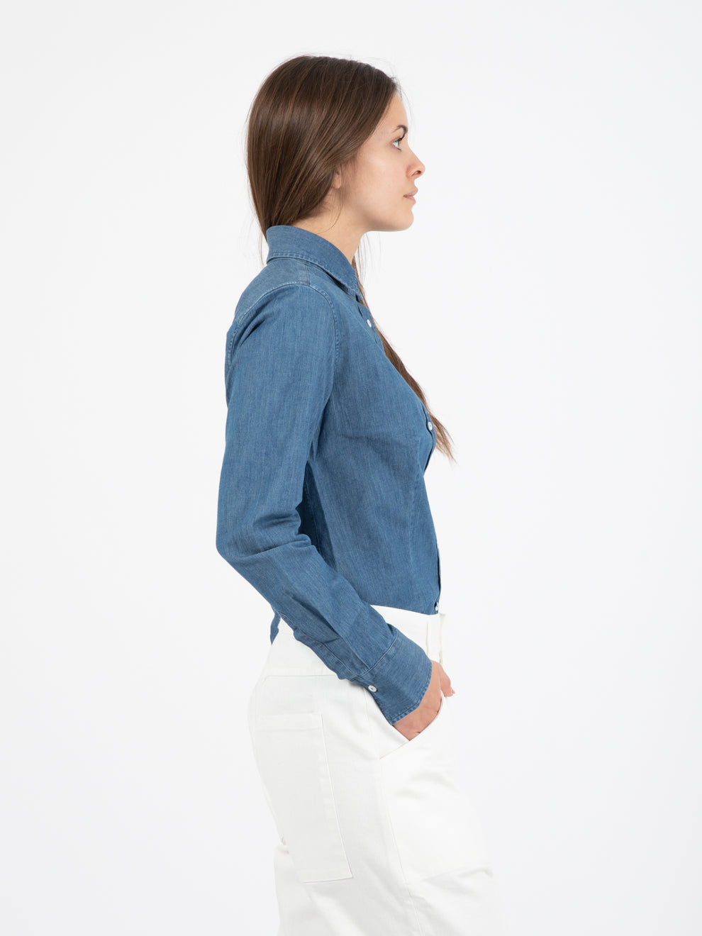 Camicia Sara denim blu