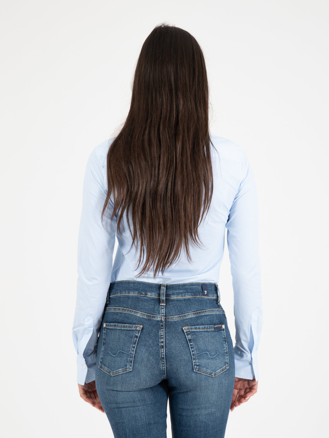 Camicia Sara KT Active bianco / azzurro
