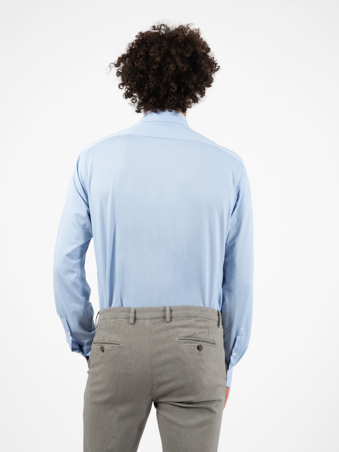 Camicia tessuto flex azzurro