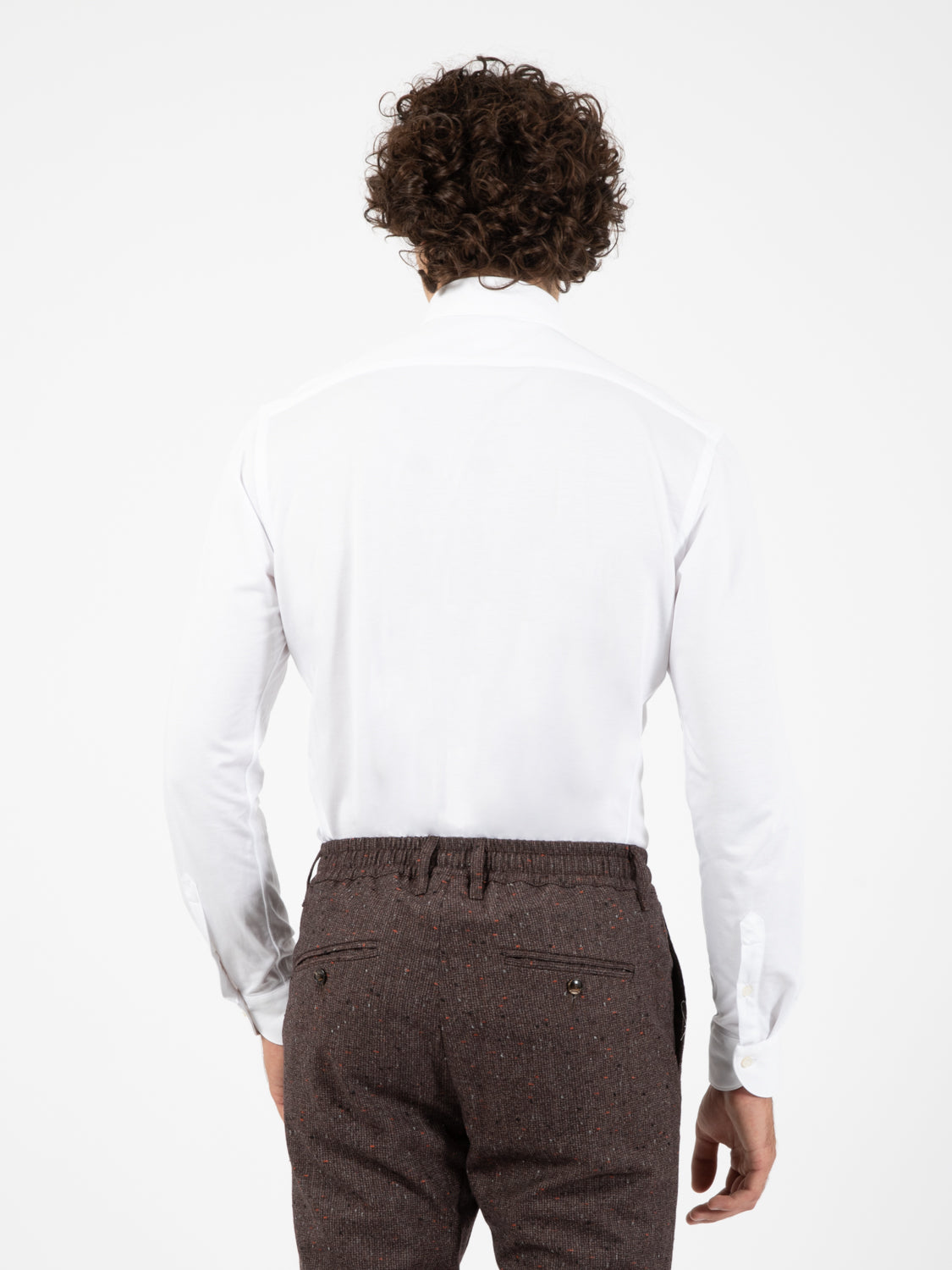 Camicia tessuto flex bianco