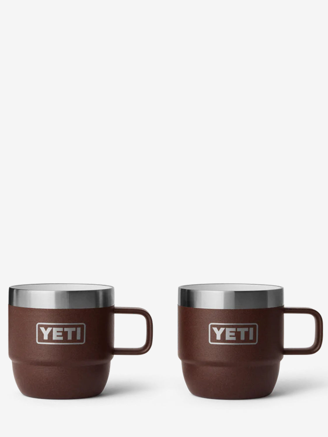 Tazzine espresso 6 oz mug 2pk wetlands brown