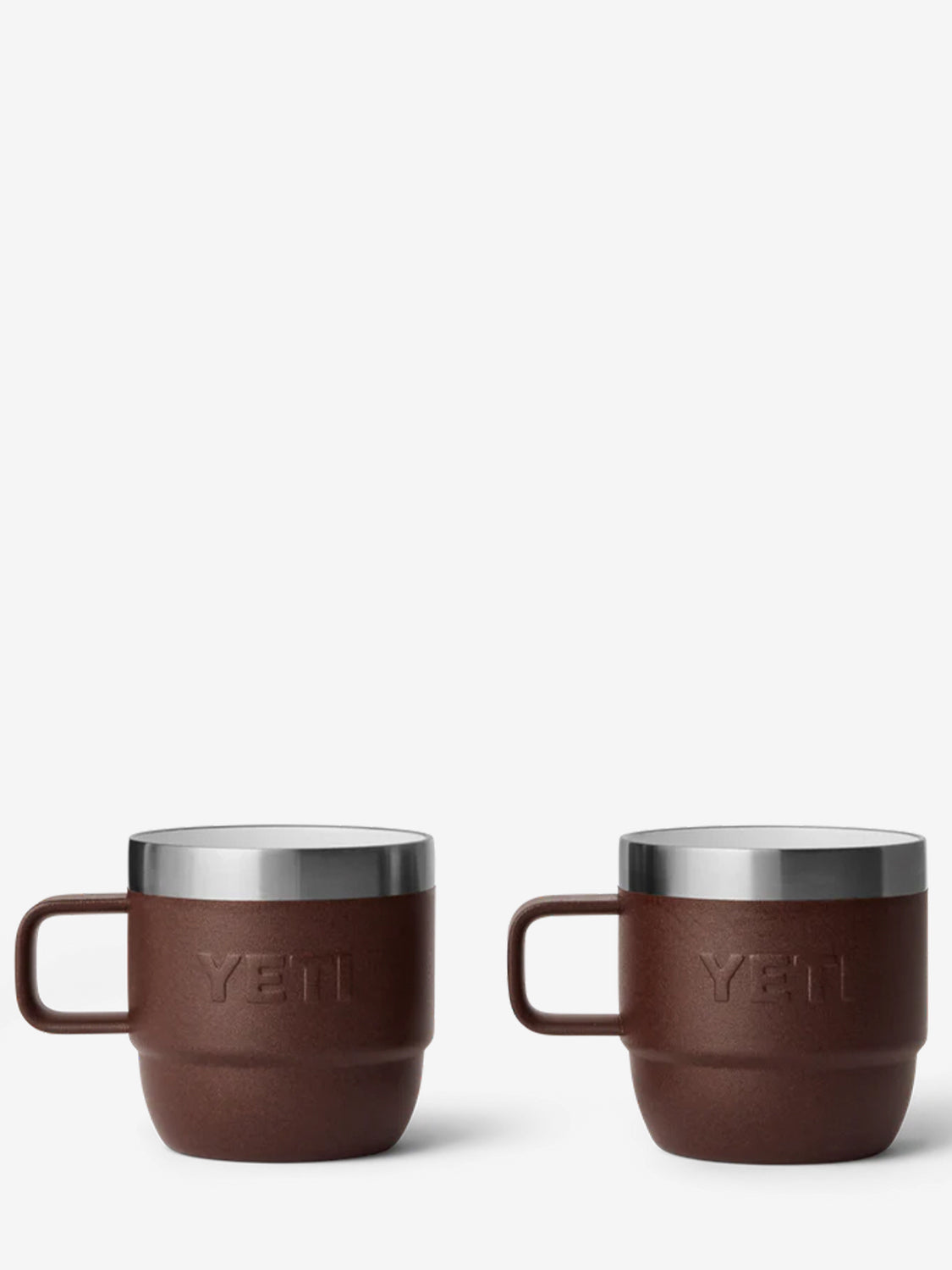 Tazzine espresso 6 oz mug 2pk wetlands brown