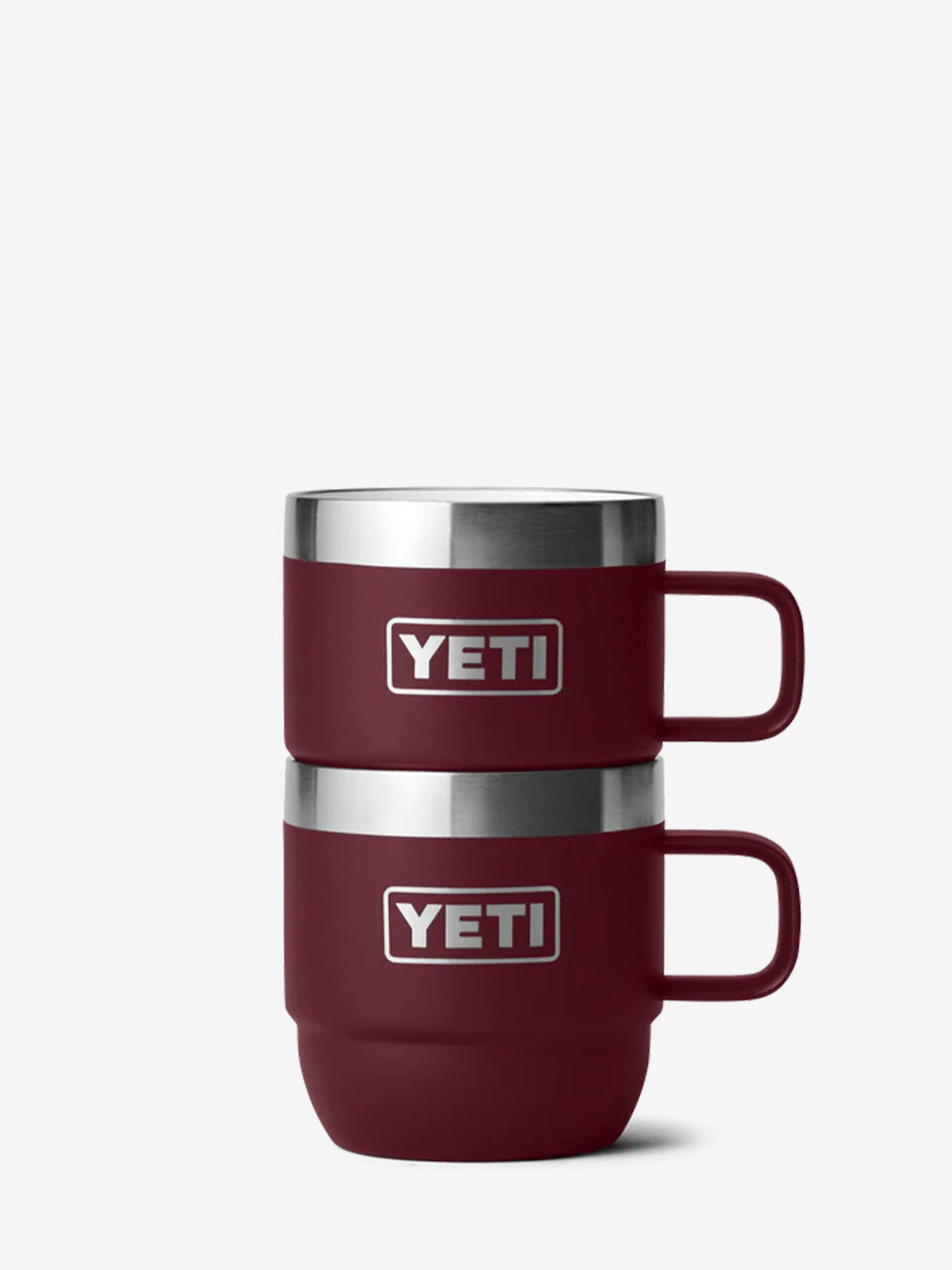 Espresso cups 6 oz mug 2pk wild vine red