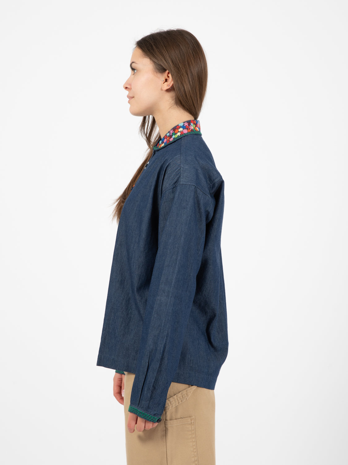 Marianne Shirt L/S indigo