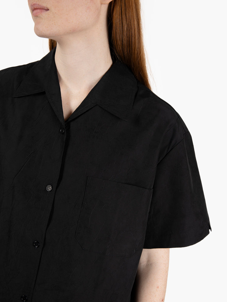YMC - Camicia stropicciata Wanda black