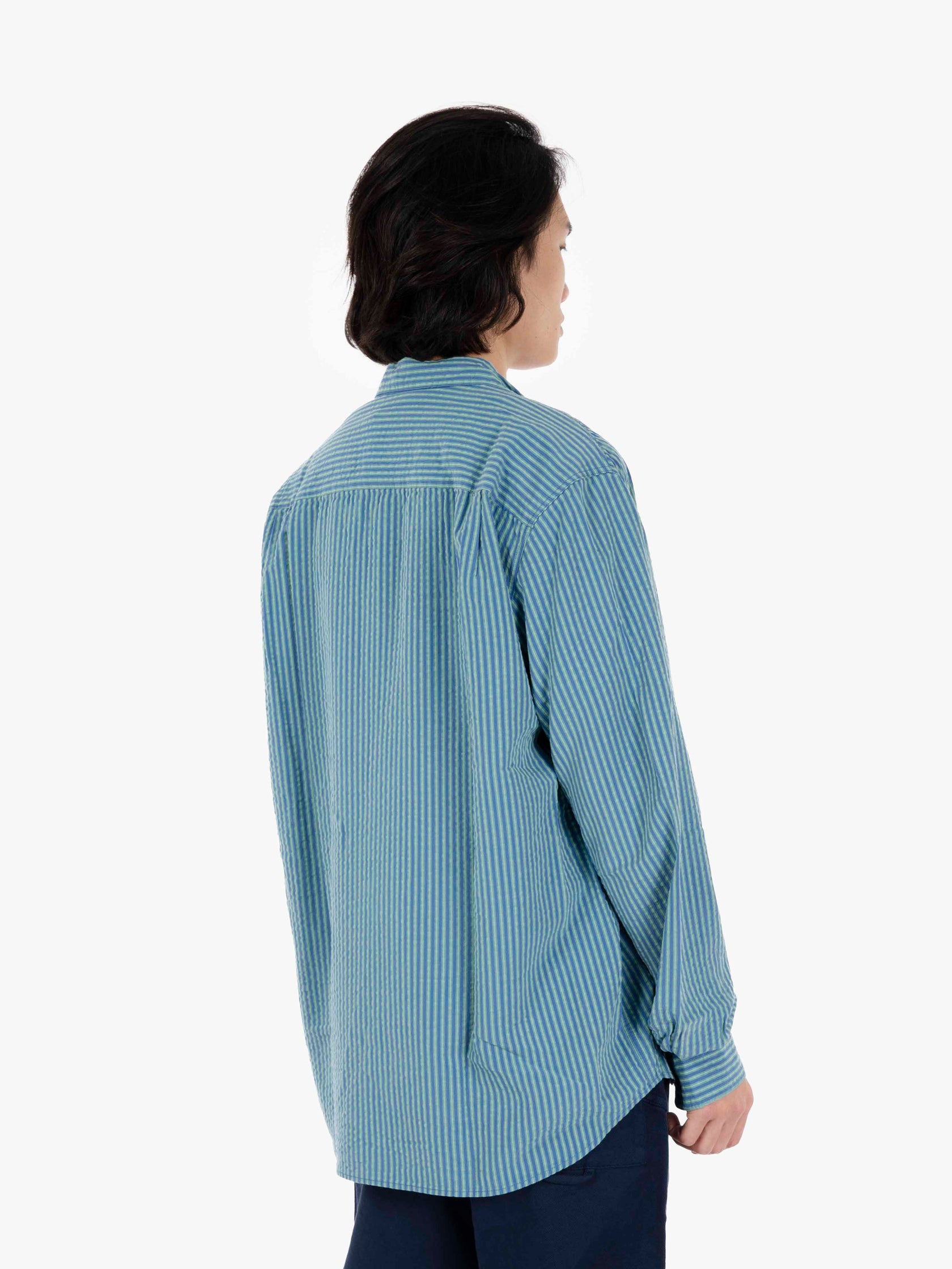 Curtis long sleeve shirt blue / green