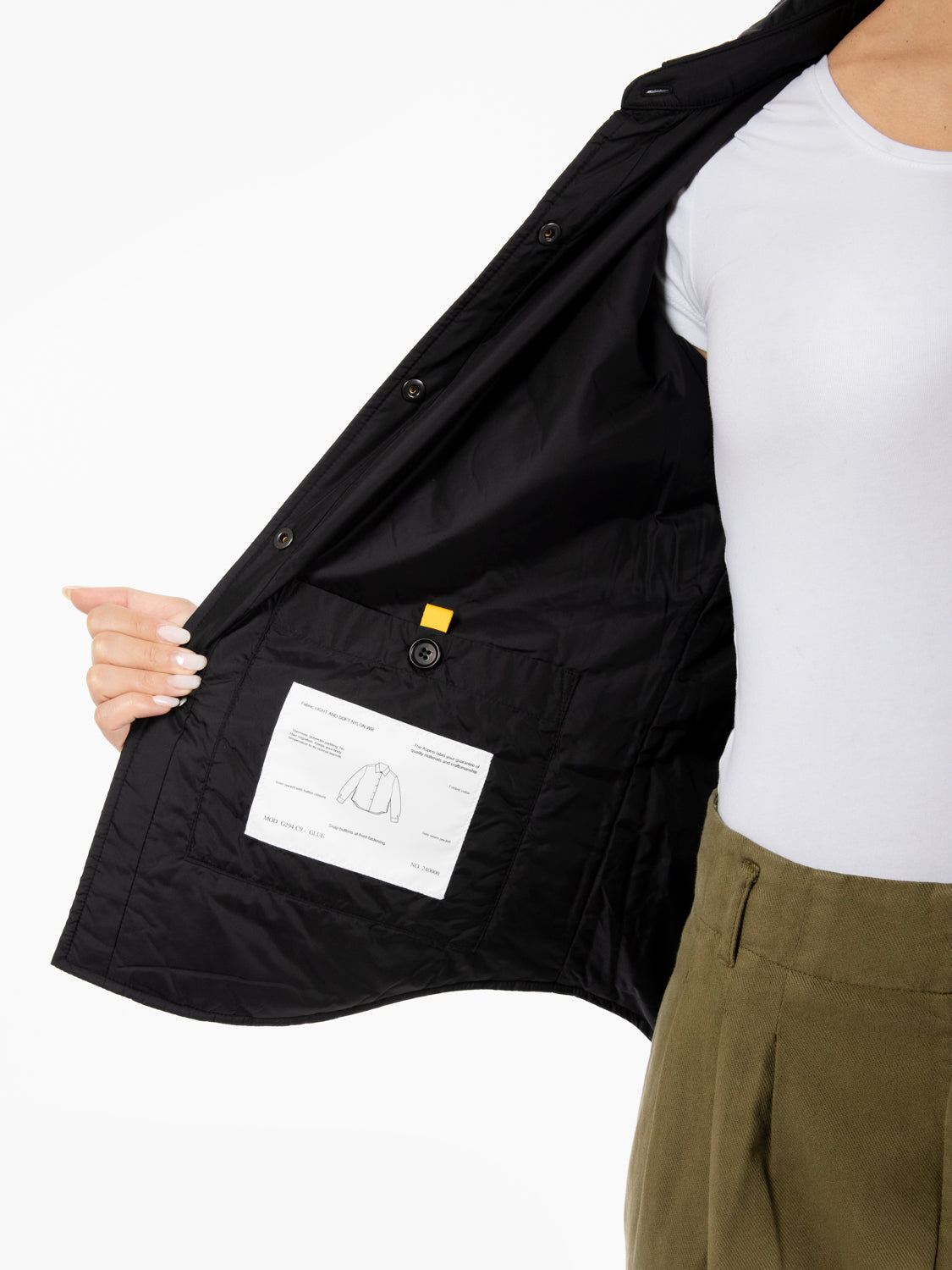 Ronnie black shirt jacket