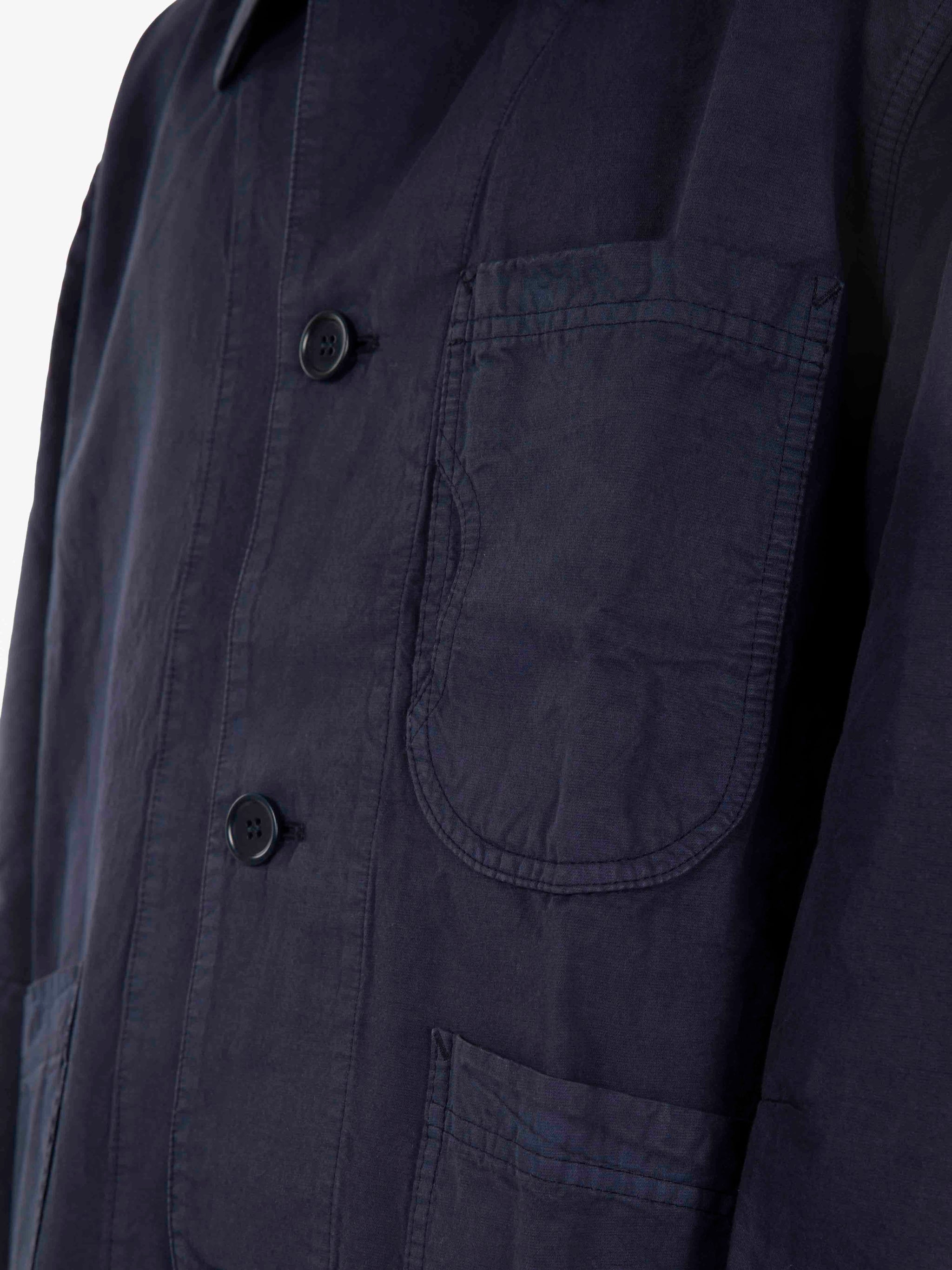 Construction navy jacket