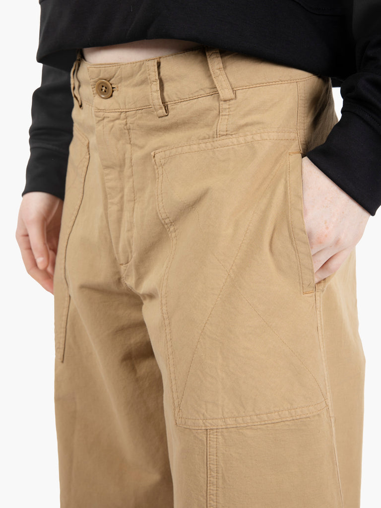 YMC - Pantaloni Peggy sand