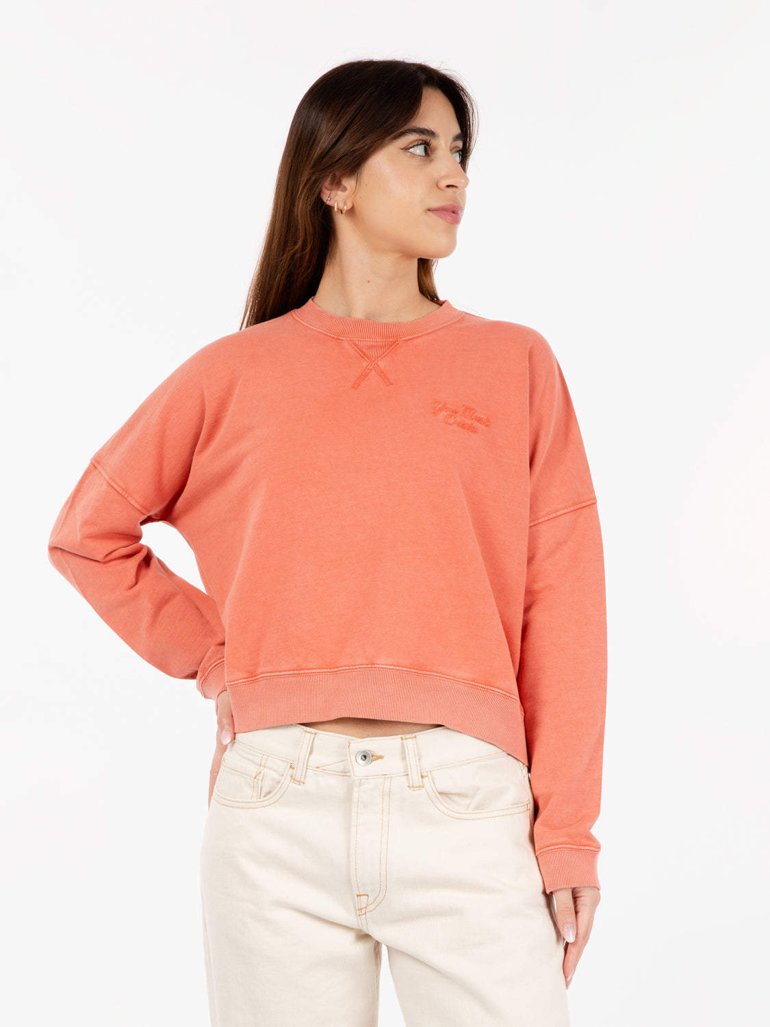 Sweatshirt Almost Grown orange