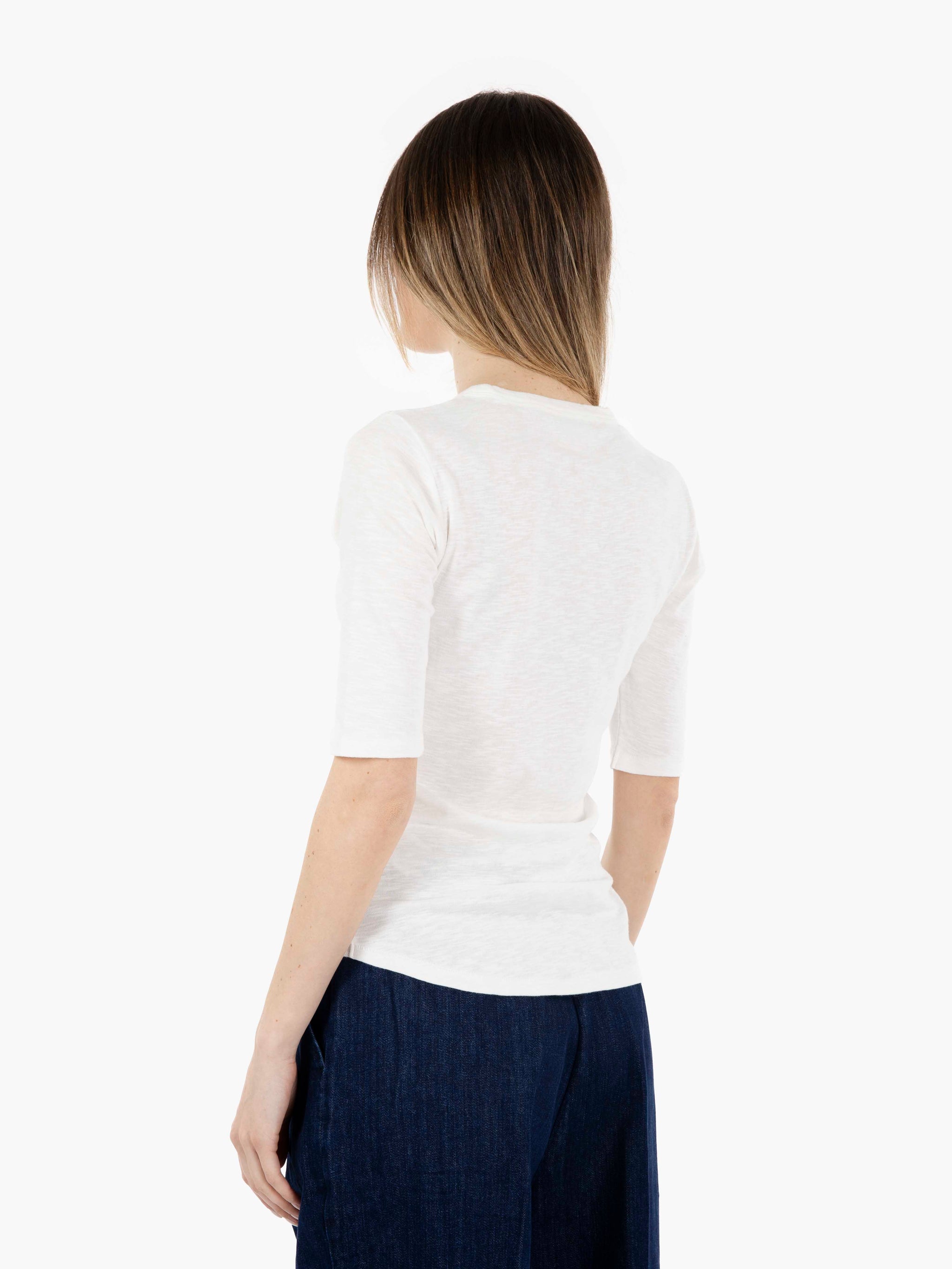 T-shirt a 3/4 Charlotte white