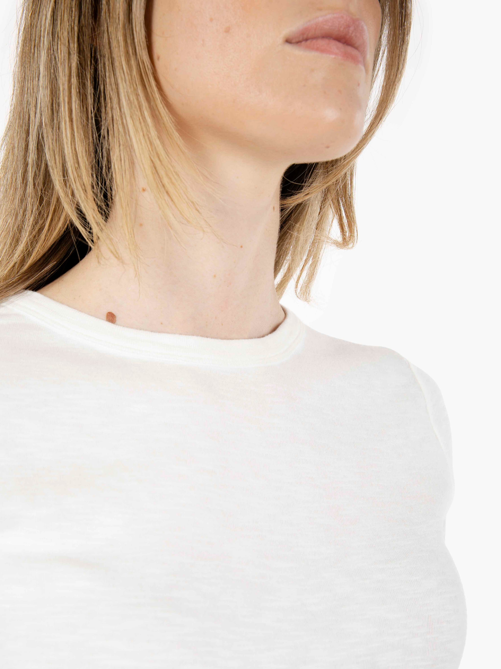 T-shirt a 3/4 Charlotte white