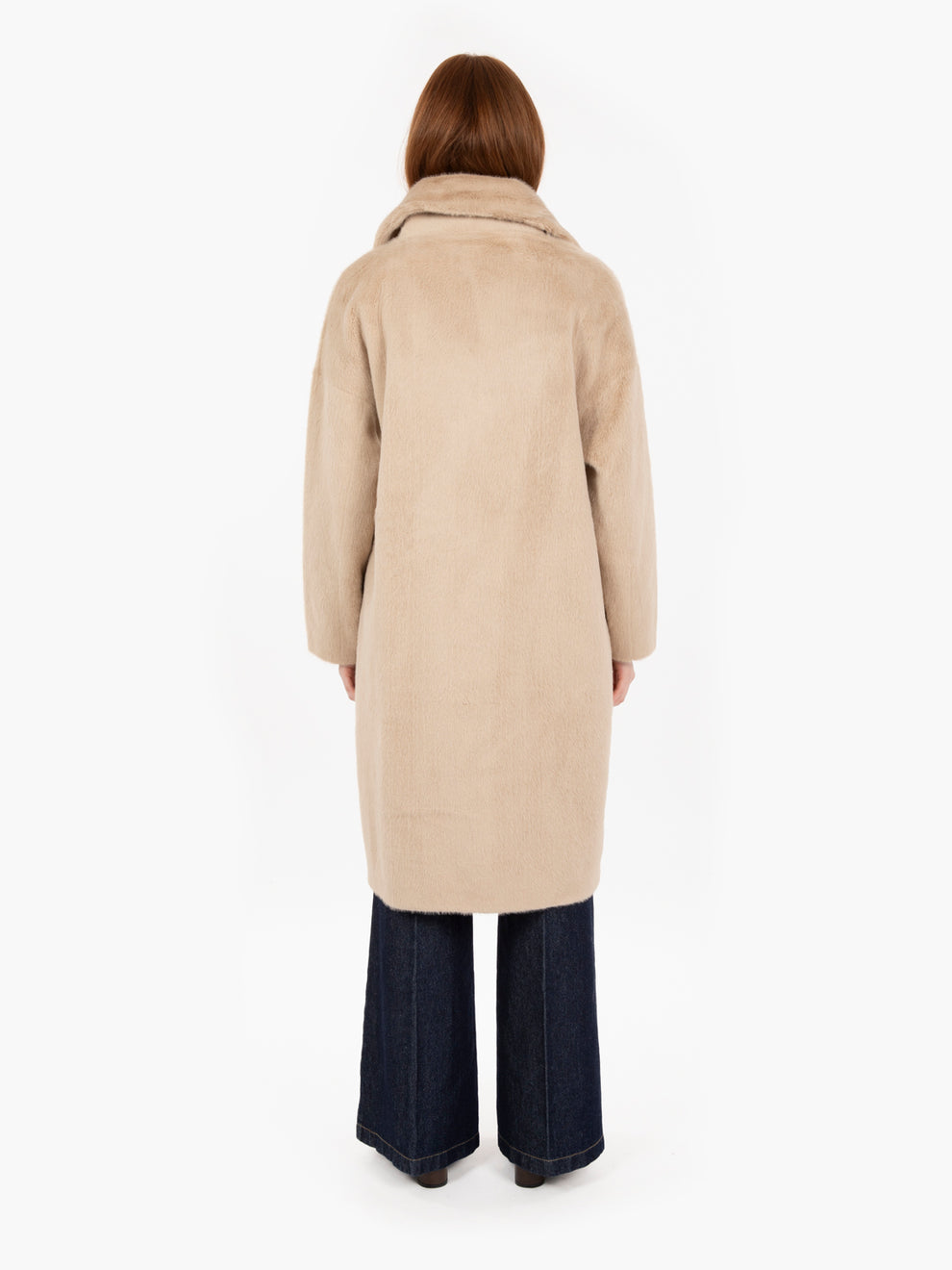 Cappotto doppiopetto Mimi beige