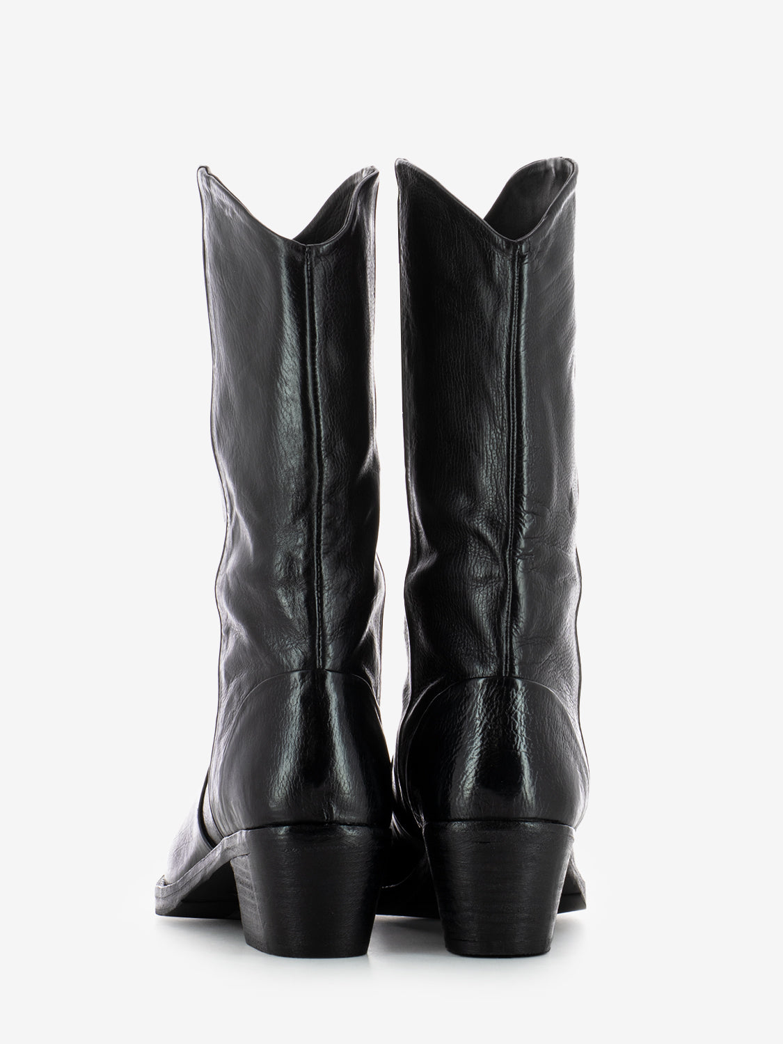 MASCARA ANKLE BOOT LEATHER SOLE BLACK 252-21-14-TA_BLA