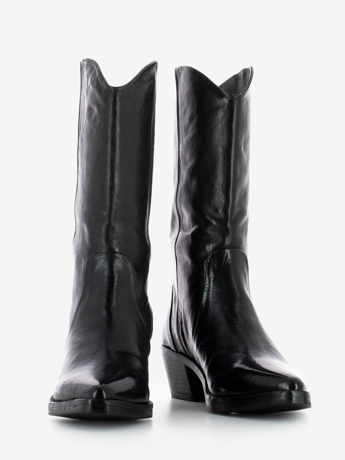 MASCARA ANKLE BOOT LEATHER SOLE BLACK 252-21-14-TA_BLA