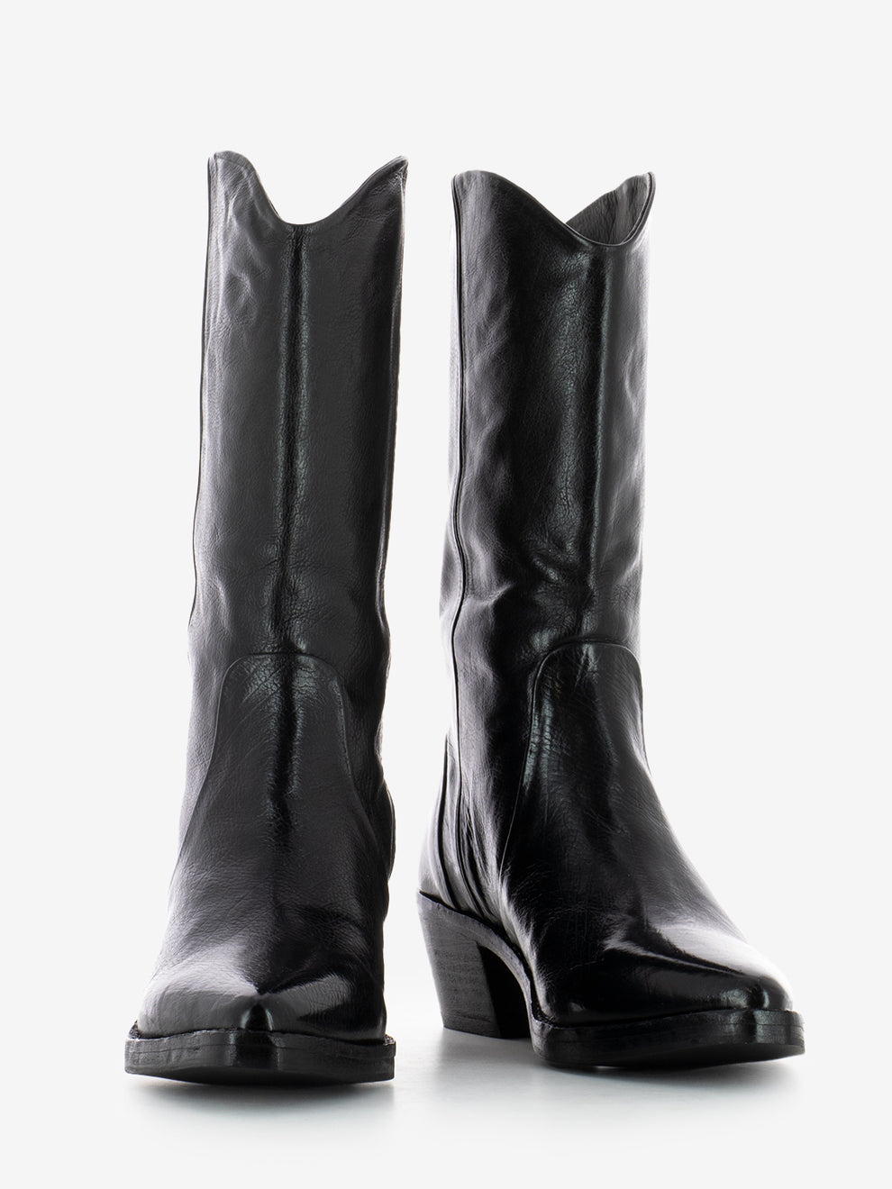MASCARA ANKLE BOOT LEATHER SOLE BLACK 252-21-14-TA_BLA