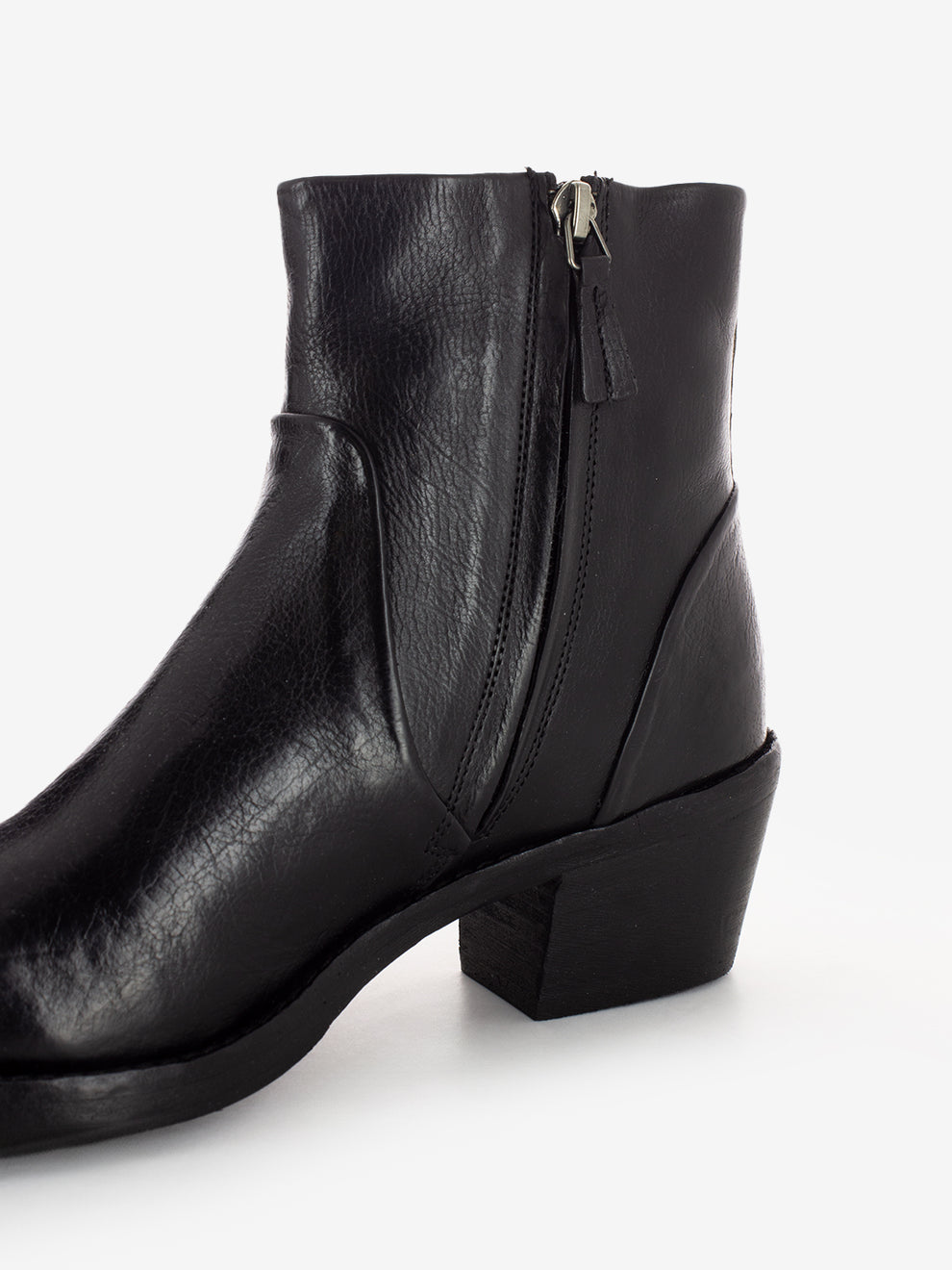 MASCARA BOOT LEATHER BOTTOM BLACK 252-21-15-TA_BLA