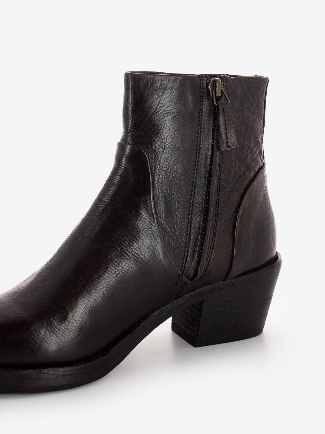 MASCARA BOOT LEATHER BASE DARK BROWN 252-21-15-TA_DKBRO