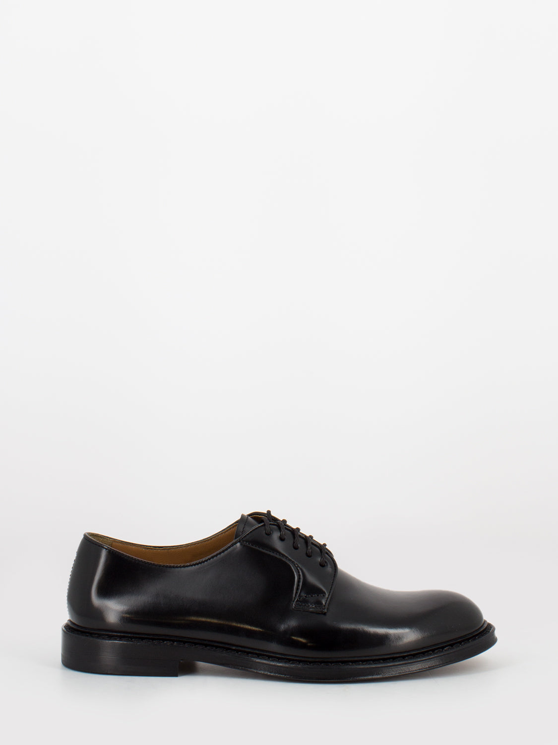 Black Leather Derby Horse