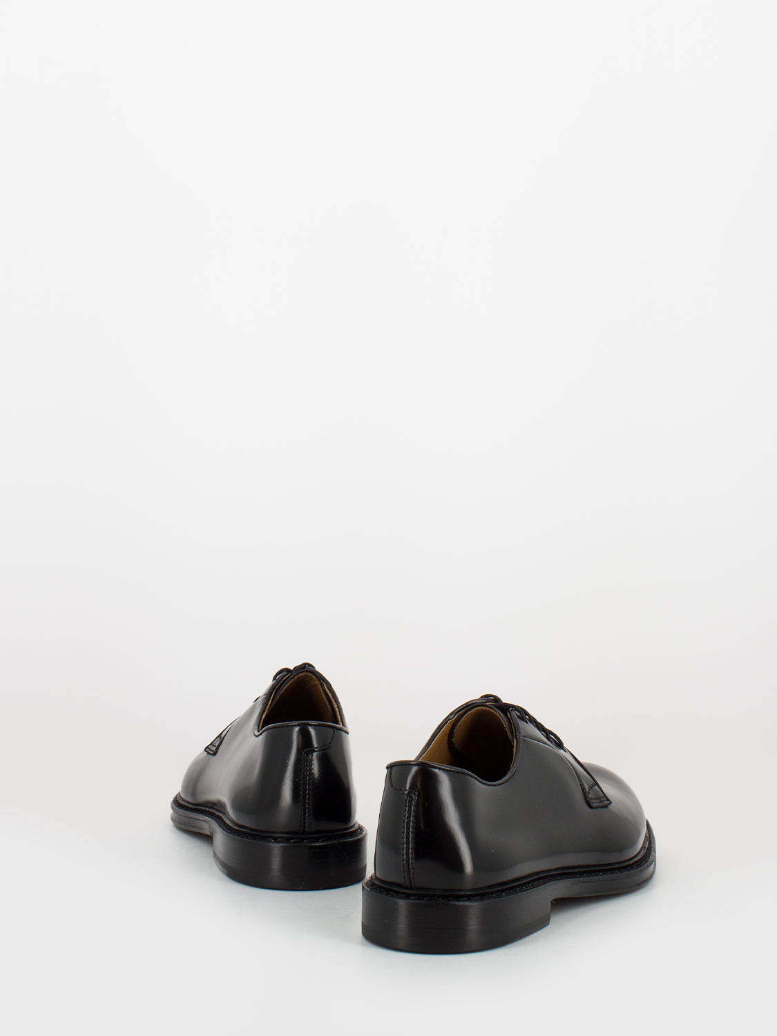 Black Leather Derby Horse