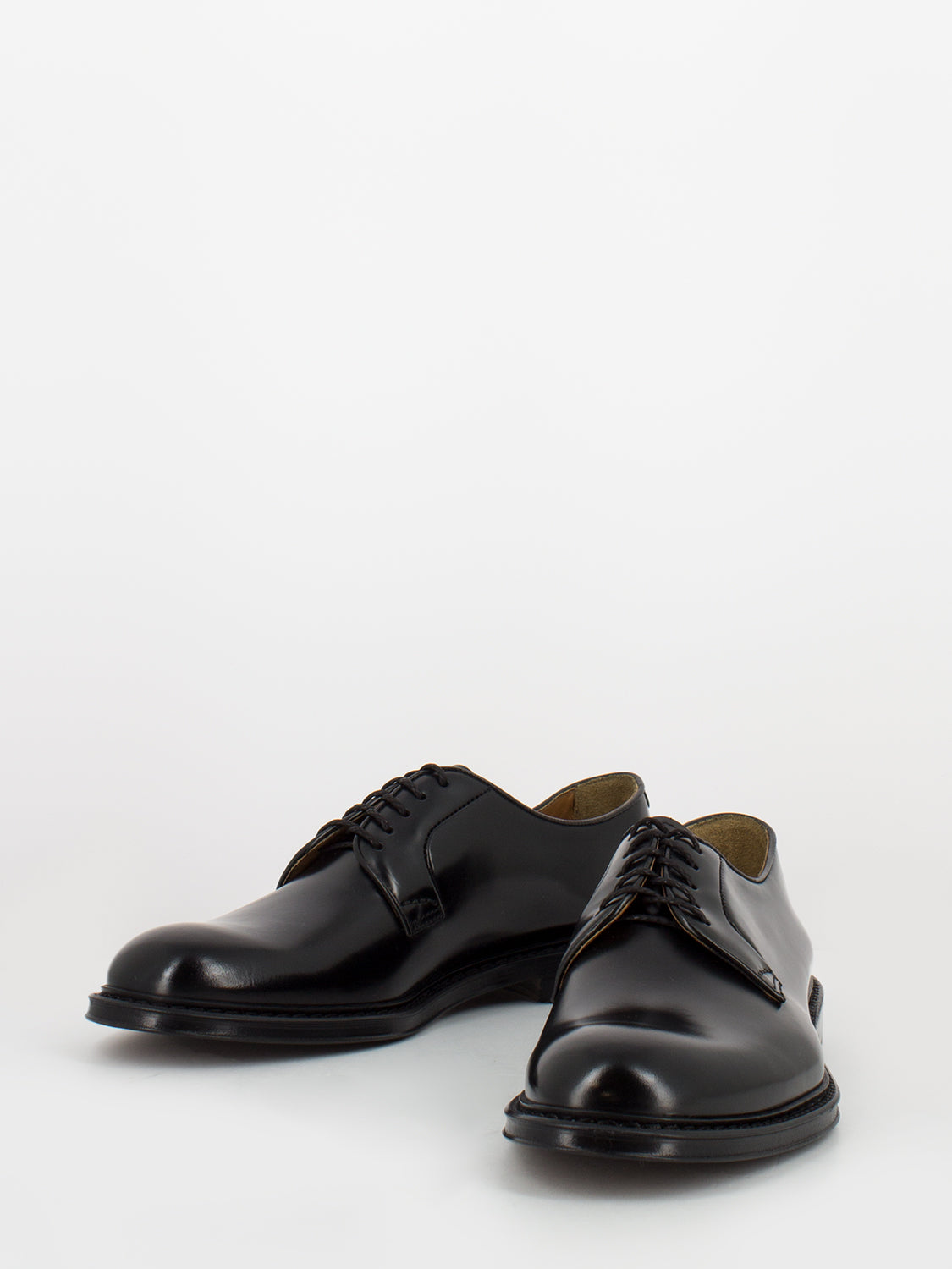 Black Leather Derby Horse