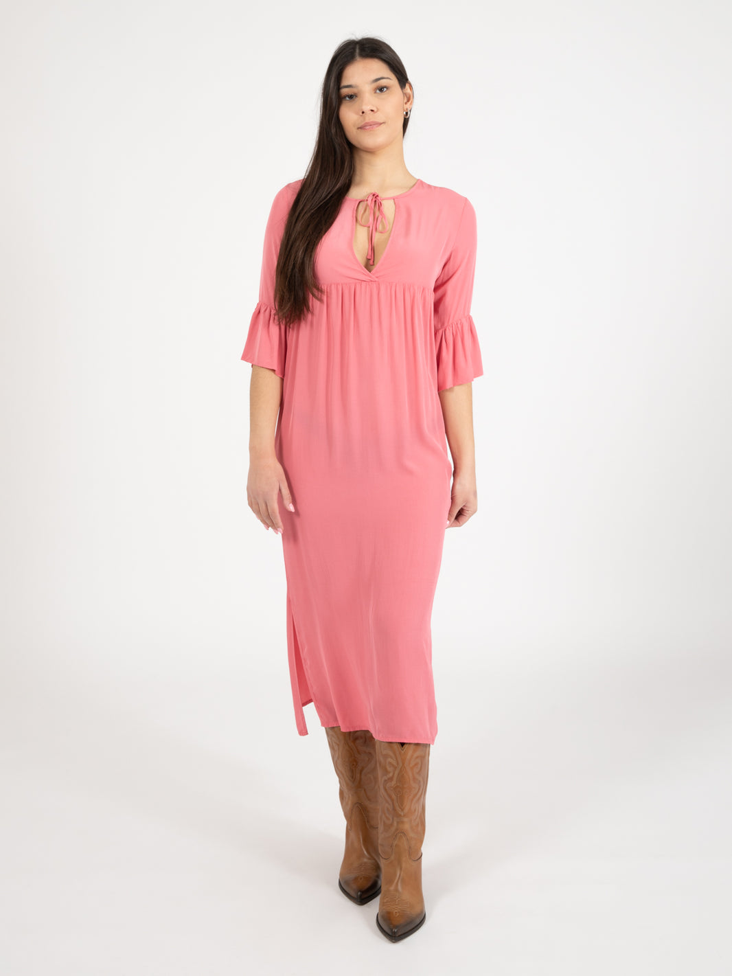 Candy 3/4 sleeve midi dress