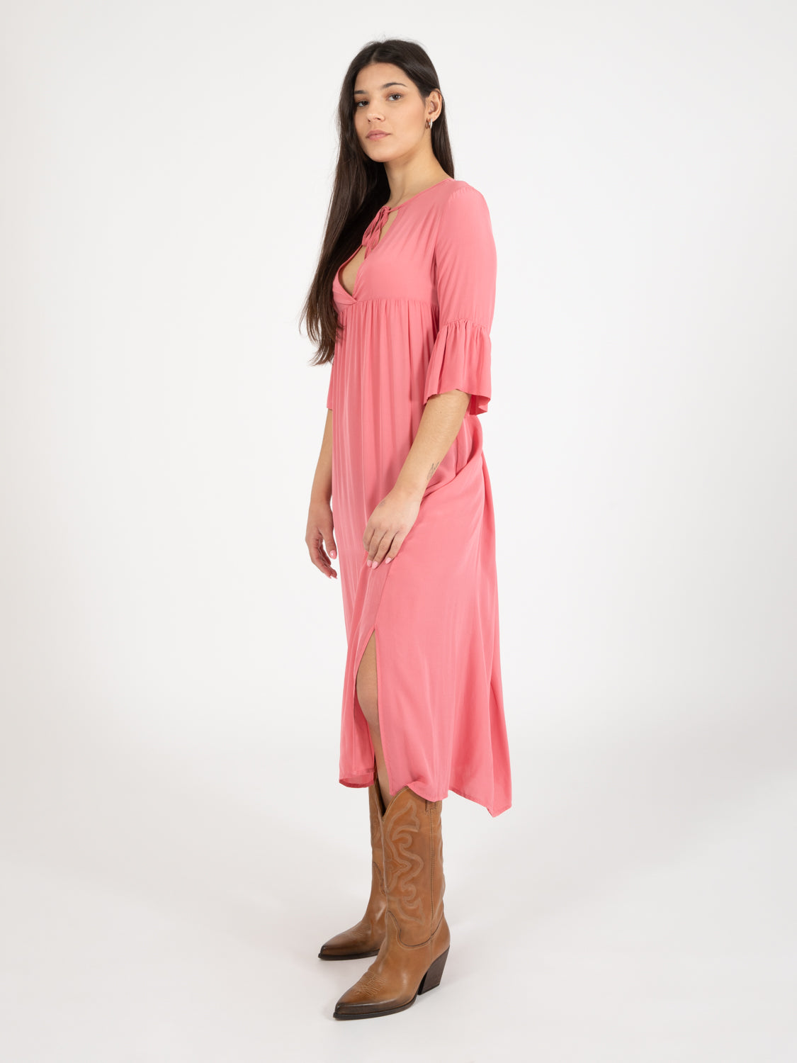 Candy 3/4 sleeve midi dress
