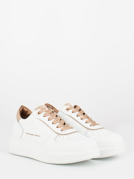 Sneakers Cambridge white / copper