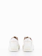 ALEXANDER SMITH - Sneakers in pelle white / pastel rose