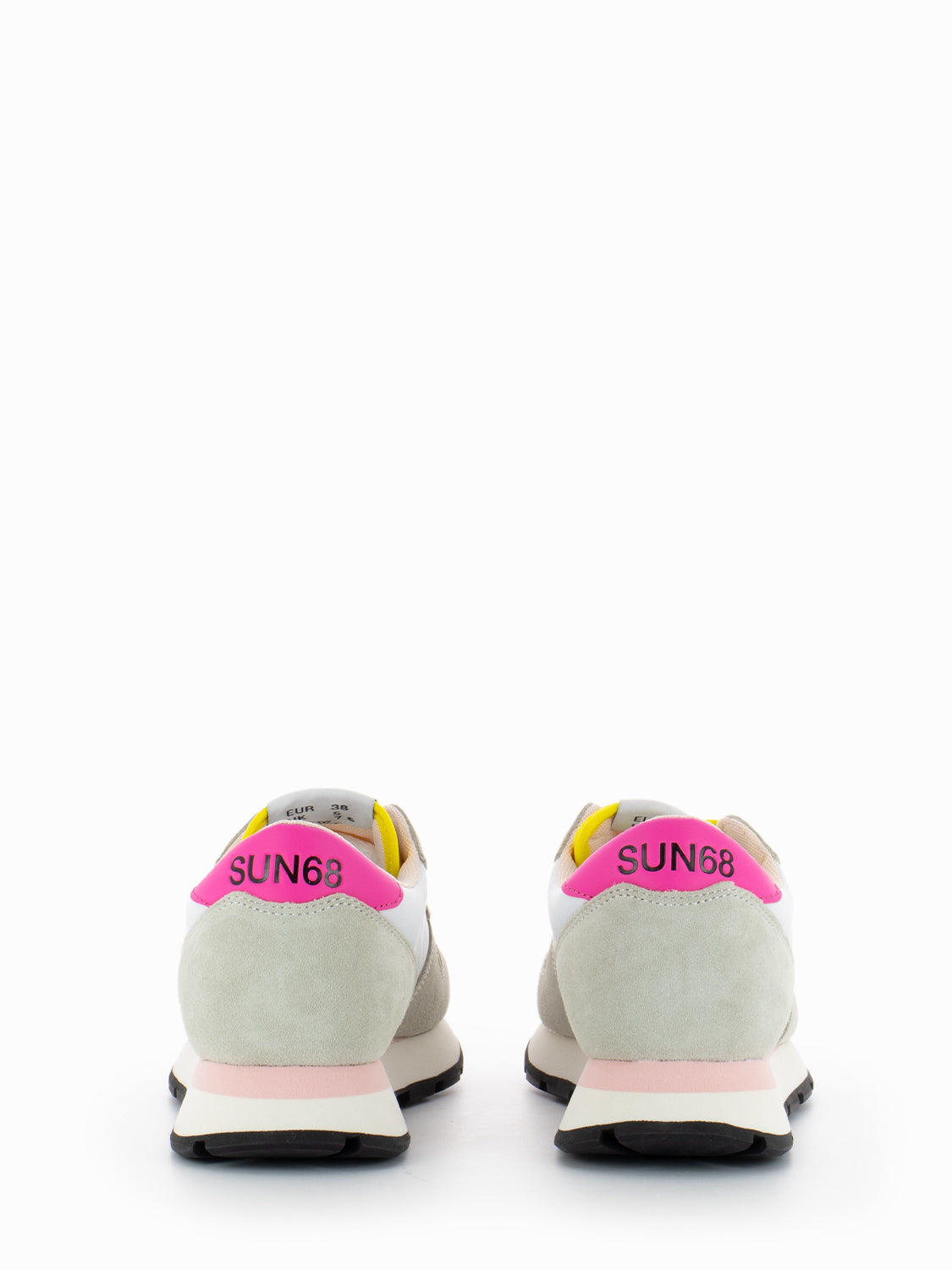 Ally solid nylon bianco / giallo / fuxia