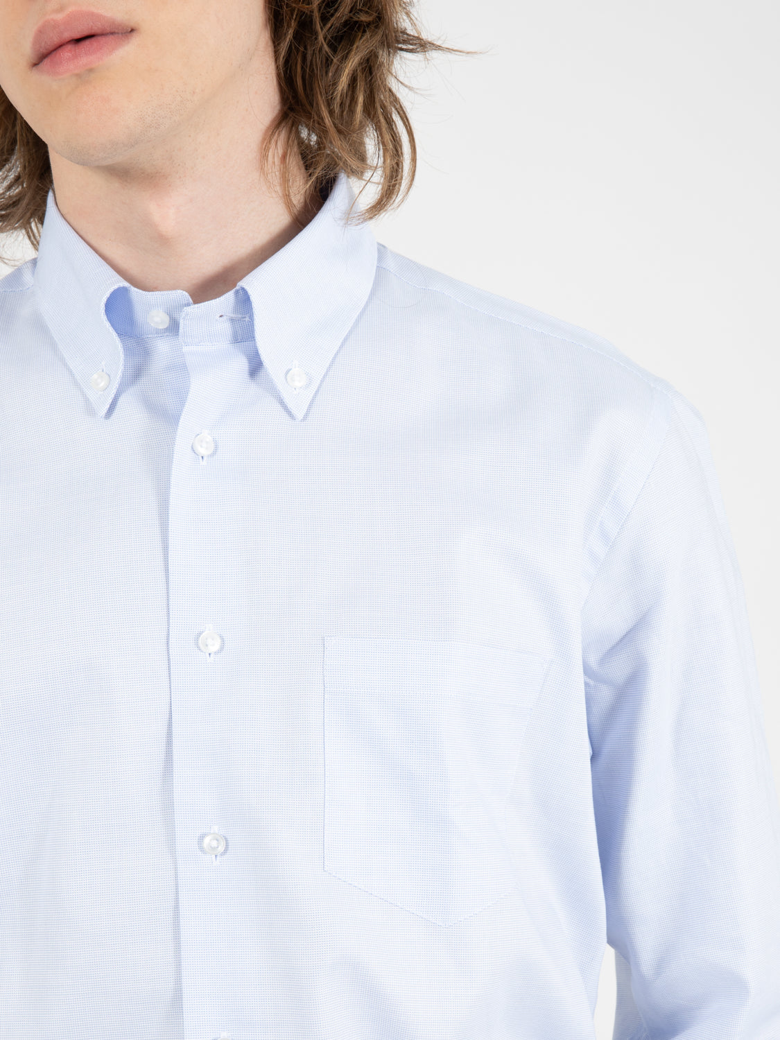 Camicia button-down azzurro