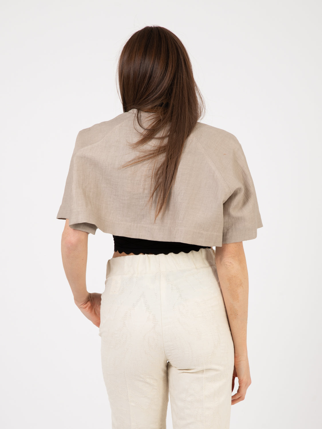 Coprispalle Raw linen pietra