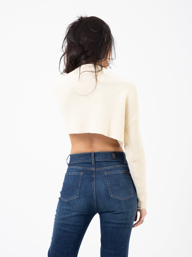 ALYSI - Micro cardigan cotton burro