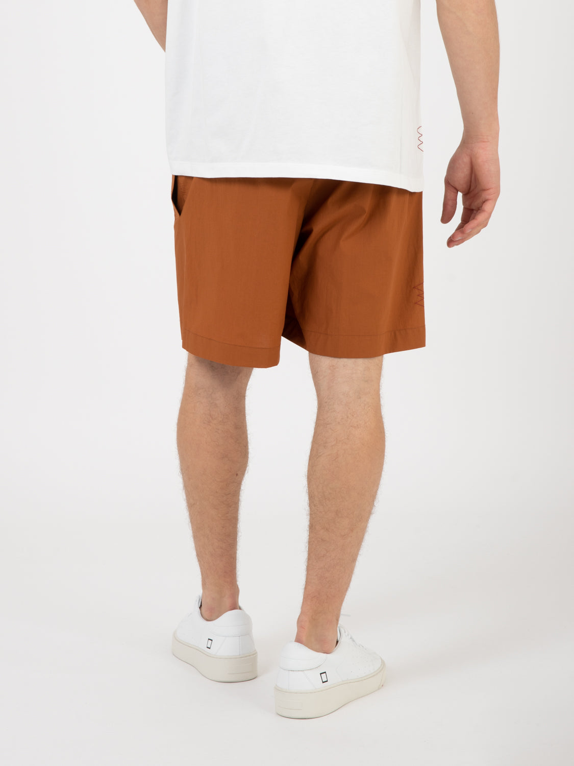 Bermuda in cotone tabacco