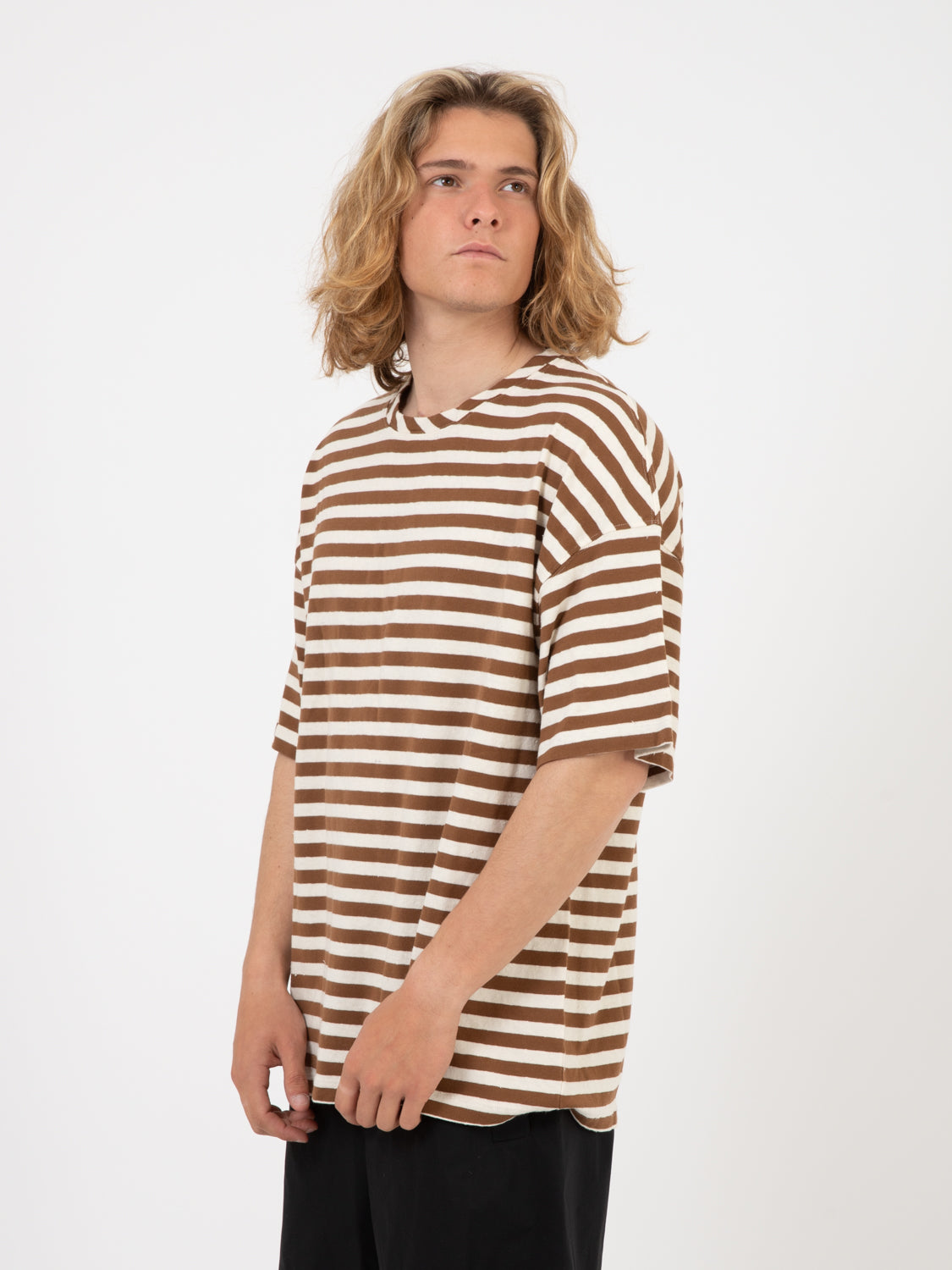 Tobacco Striped T-Shirt