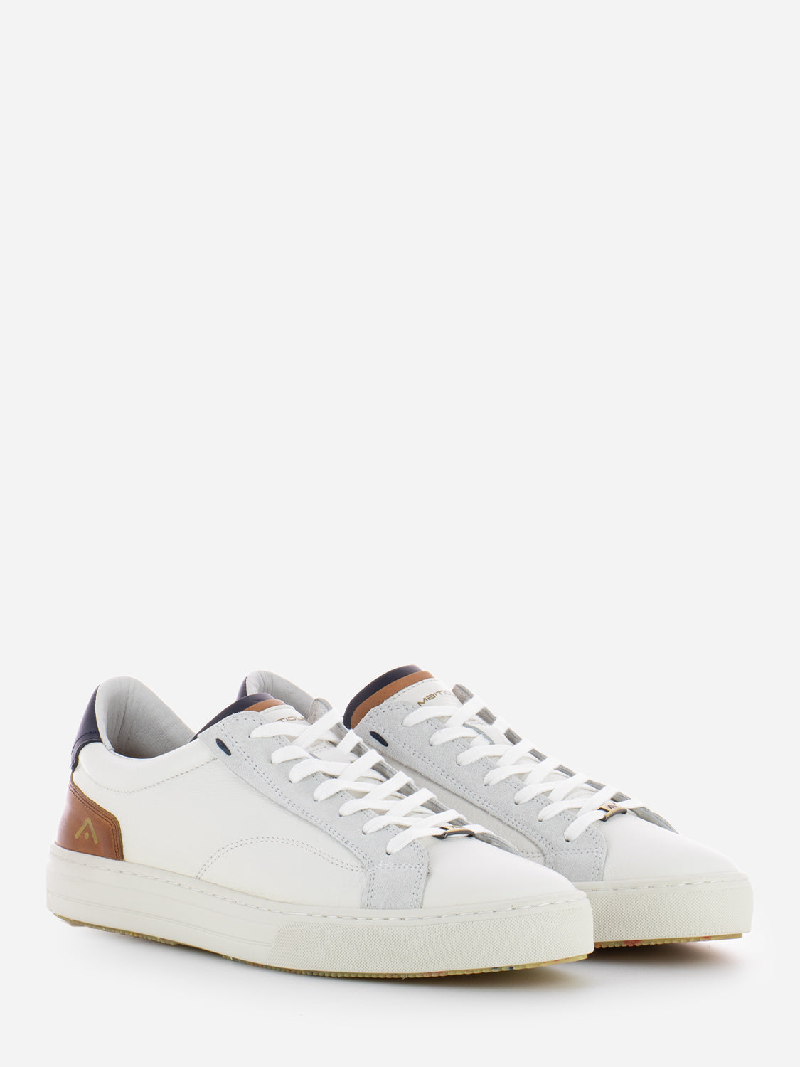 Anopolis white / cognac sneakers