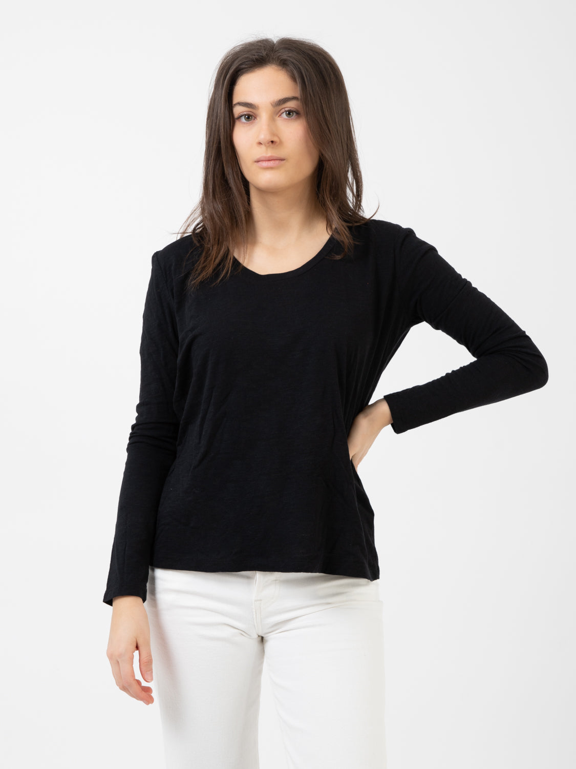 Maglia manica lunga noir