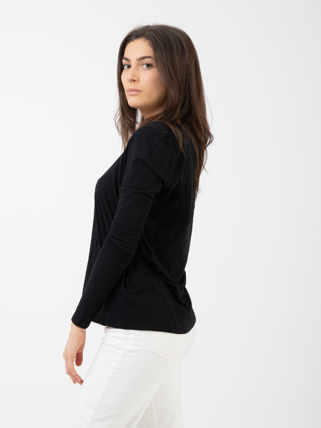 Maglia manica lunga noir