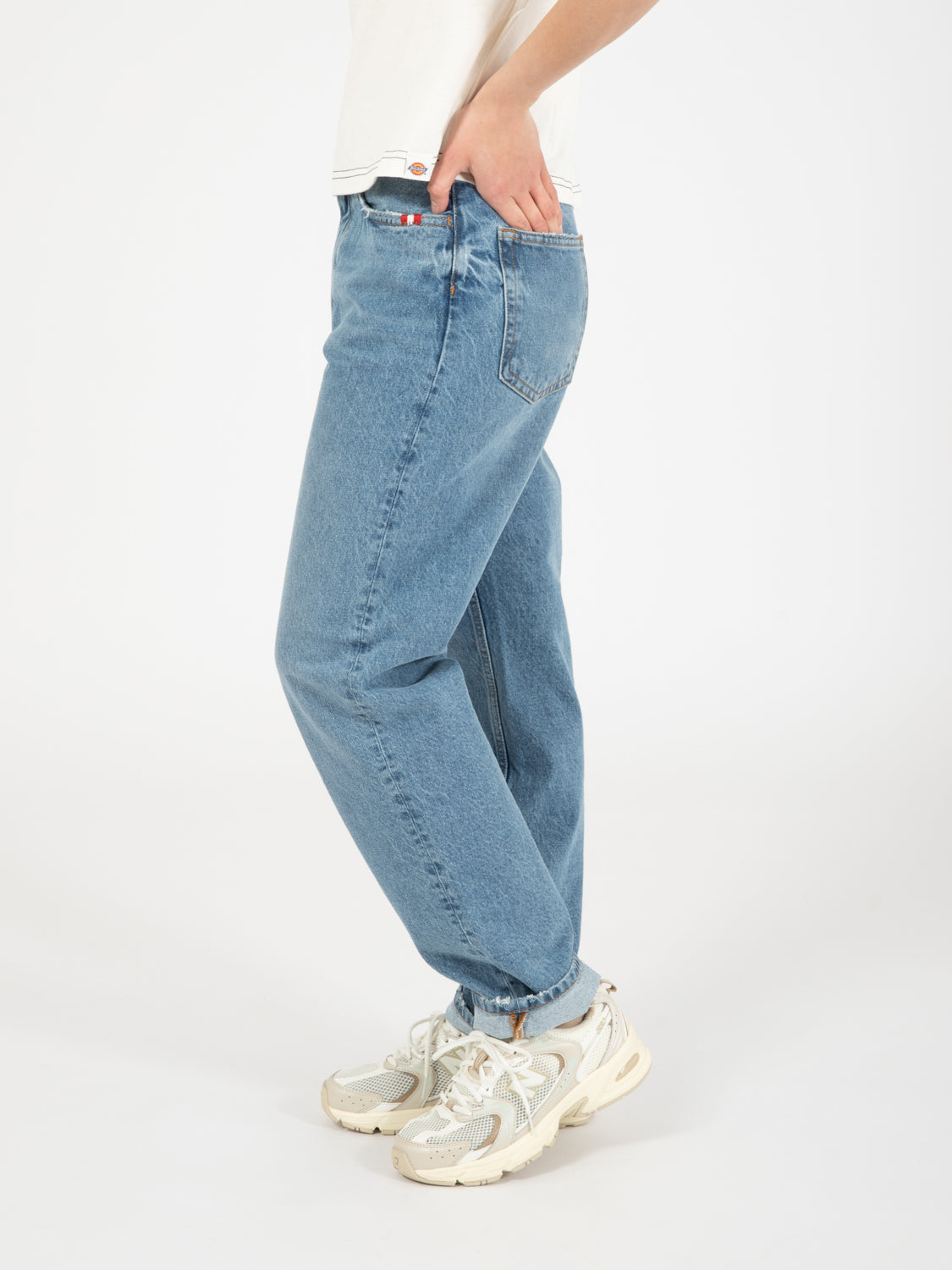 Kendall straight denim new stone