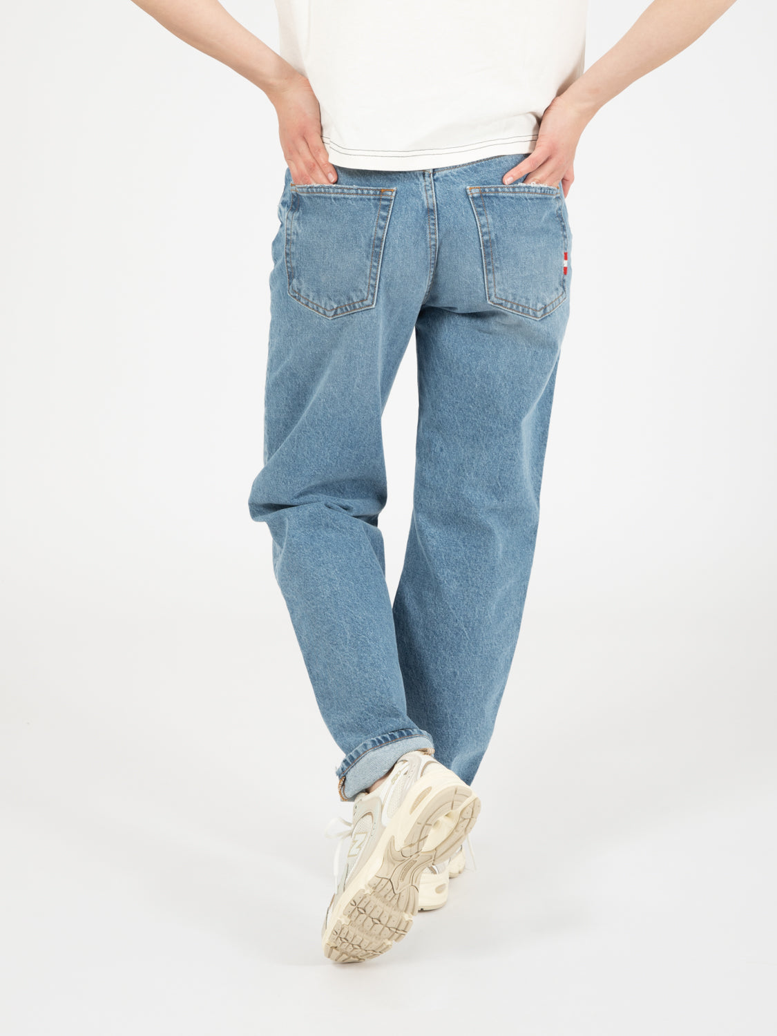 Kendall straight denim new stone