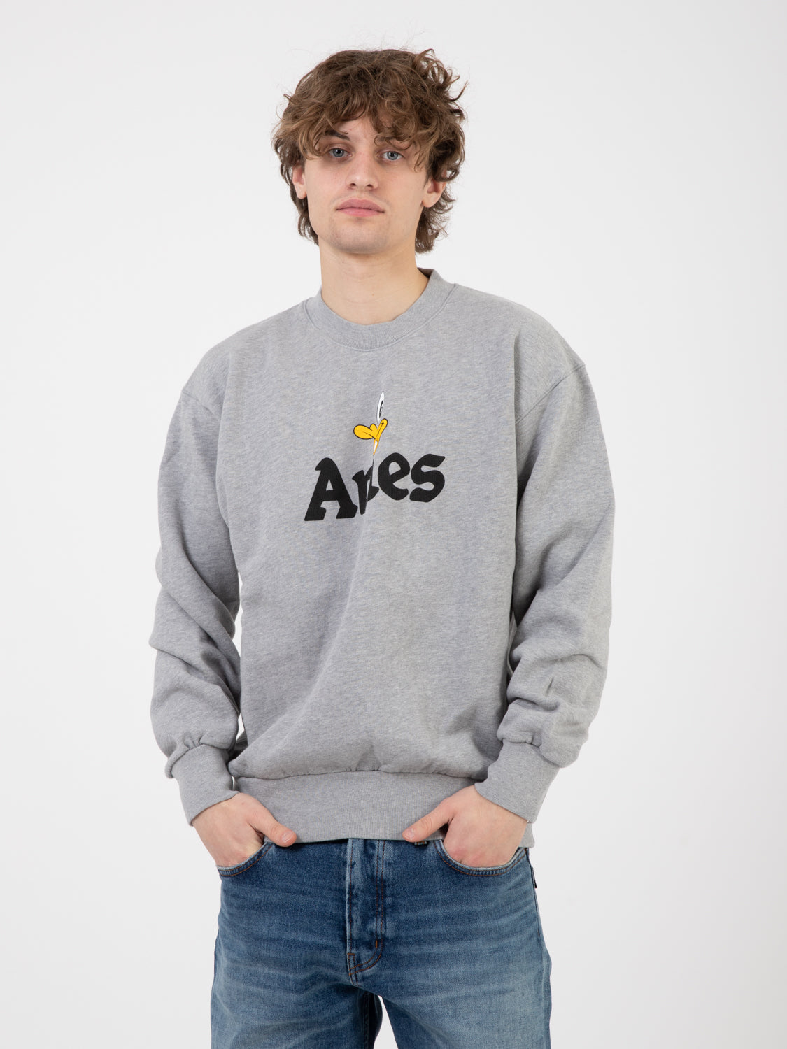 Aya Duck grey marl sweatshirt