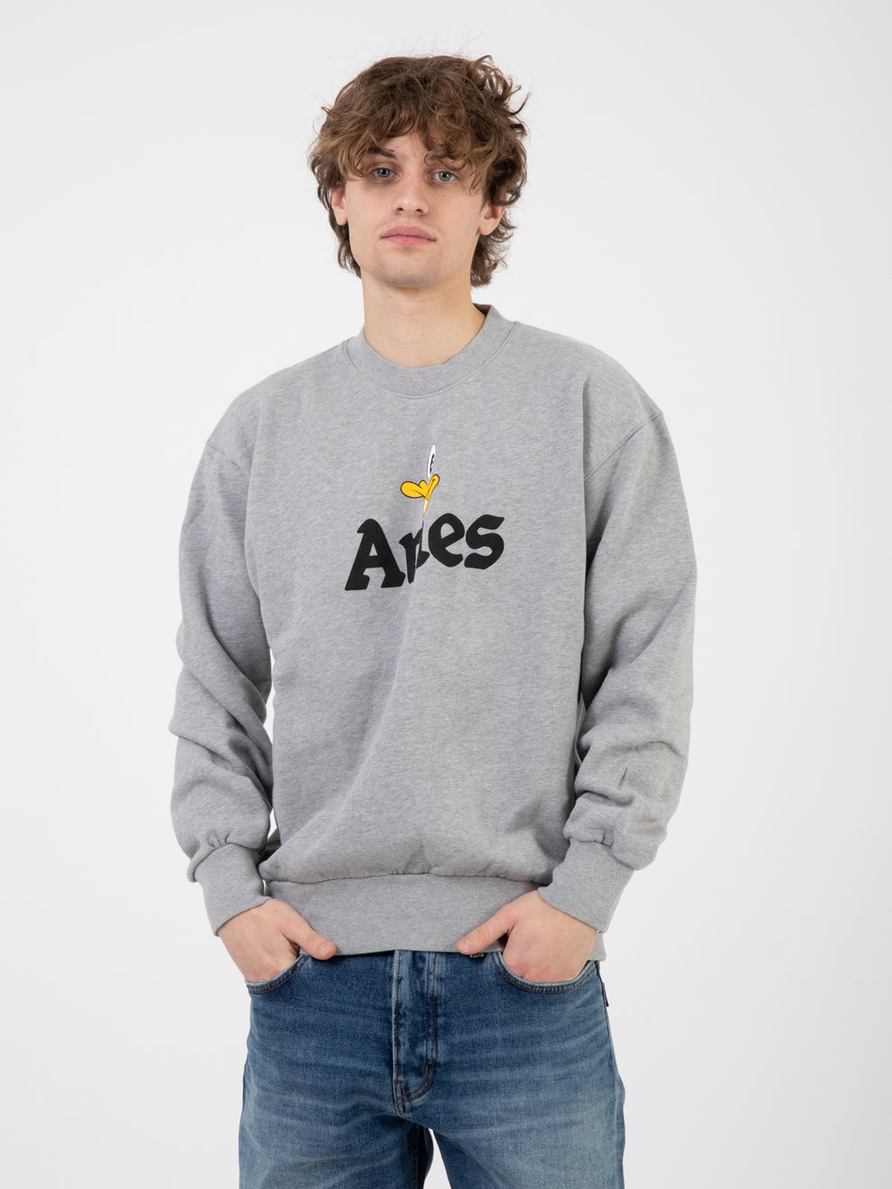 Aya Duck grey marl sweatshirt