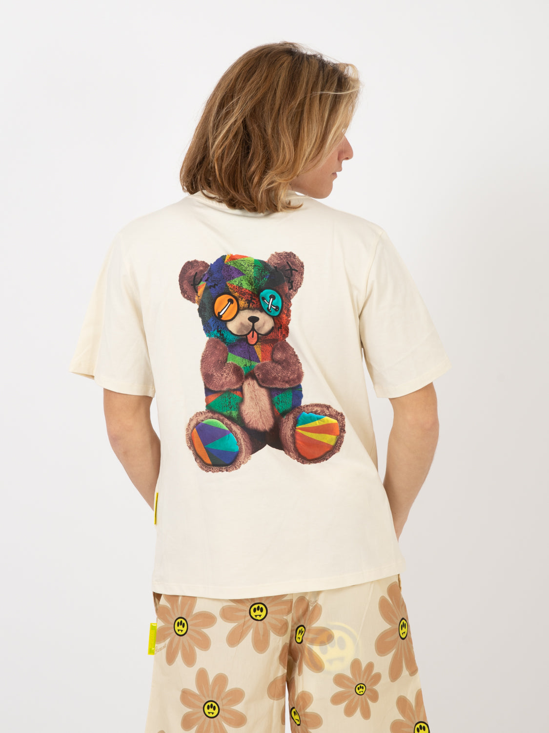T-shirt jersey con stampa teddy butter