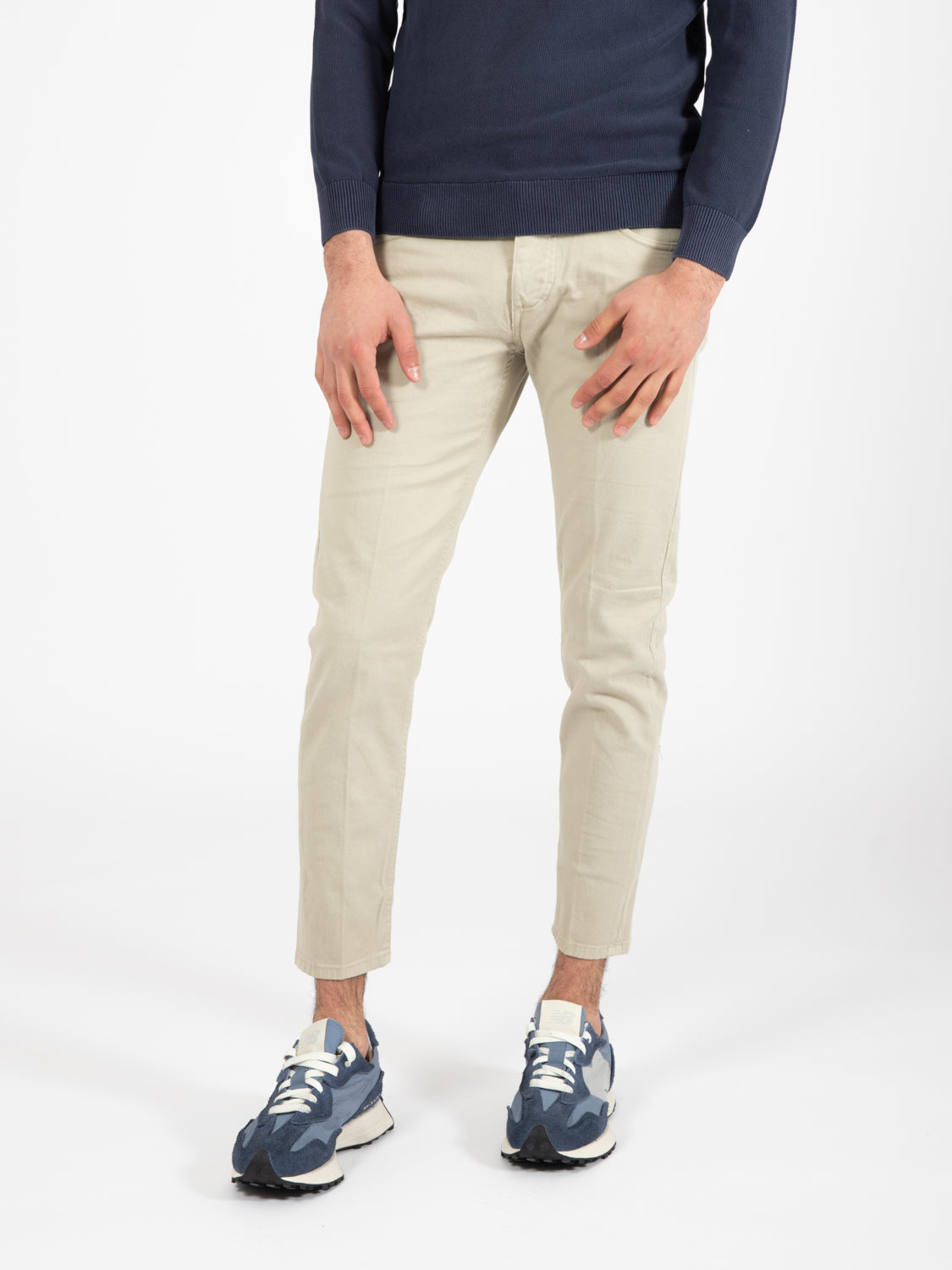 Pantaloni Davis Bull shorter beige